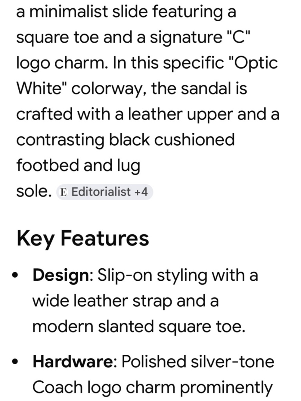 Coach Florence Sandal- Like new! - Picture 10 of 11